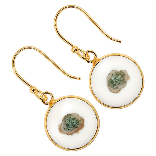 Horse Canyon Moss Agate Earrings EM-1001 TE01155