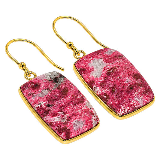 Pink Thulite Earrings EM-1001 TE01159
