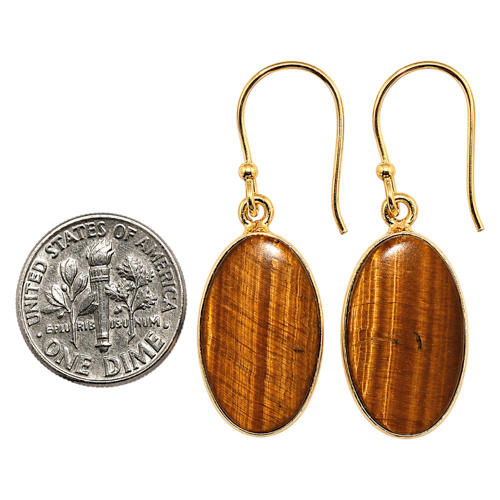 Tiger Eye Earrings EM-1001 TE01182