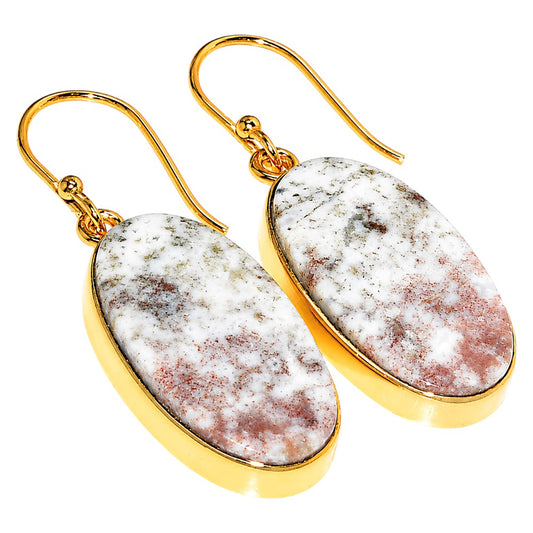 Red Moss Agate Earrings EM-1001 TE01183