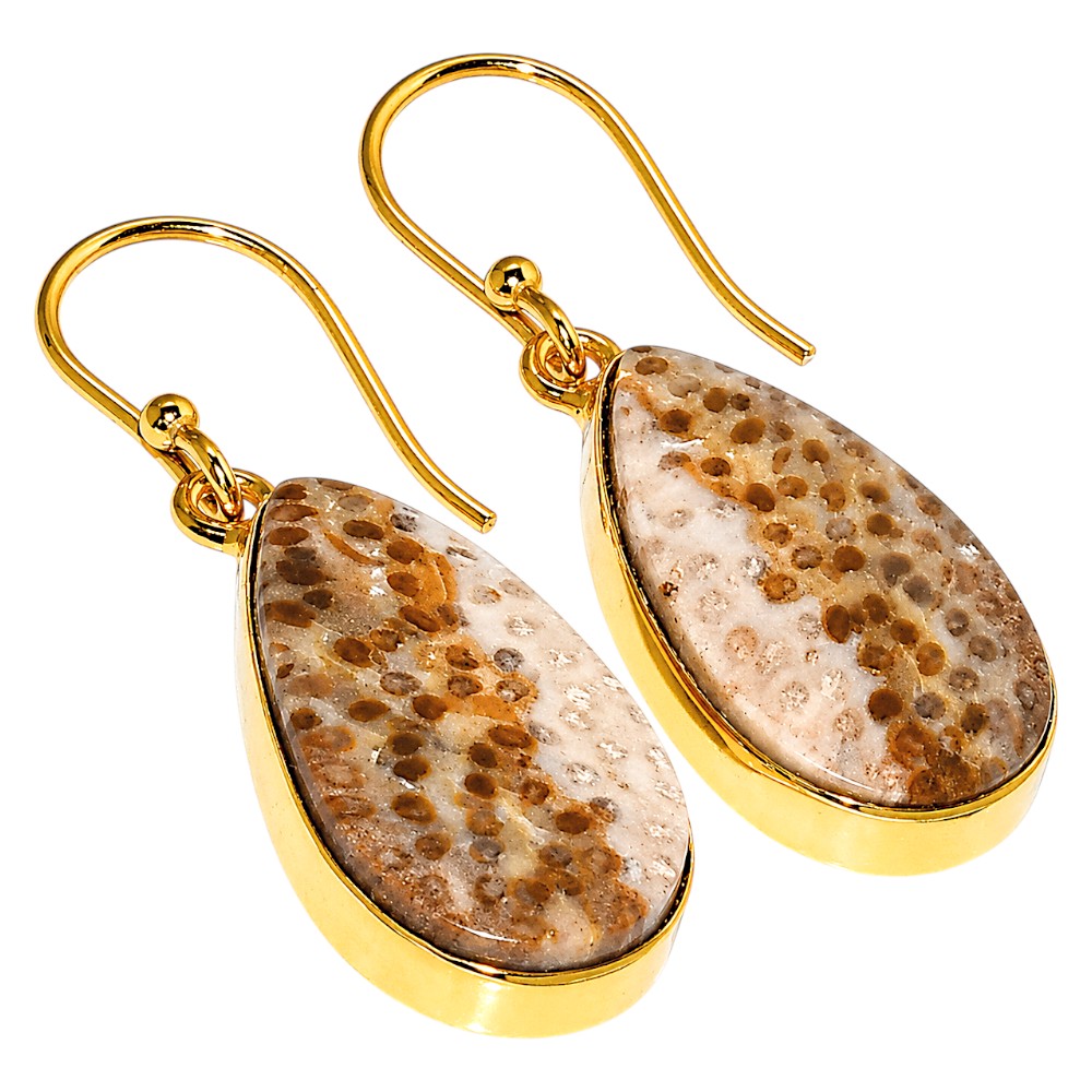 Root Plume Agate Earrings EM-1001 TE01185