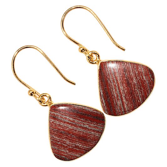 Snake Skin Jasper Earrings EM-1001 TE01186