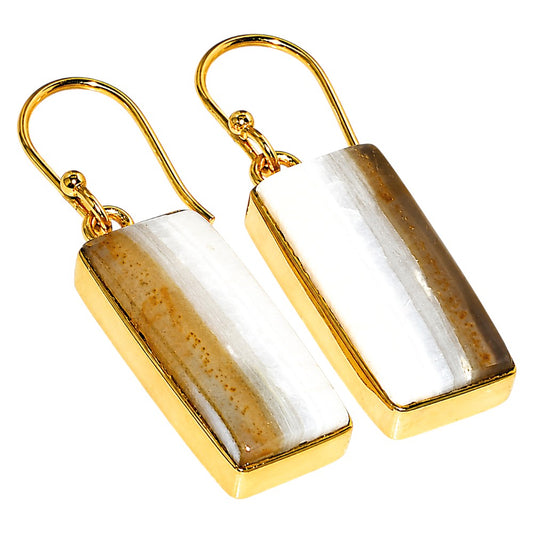 Banded Onyx Earrings EM-1001 TE01193