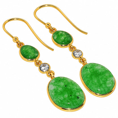 Dragon Vein Agate Earrings EM-1007 TE01224