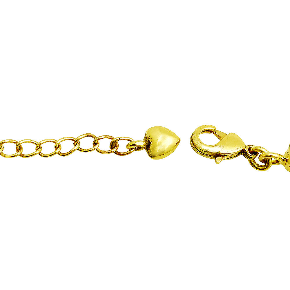 Colorful Gemstone 18K Gold Plated Bracelet – Designer Jewelry USA TGB1001 BM-1049