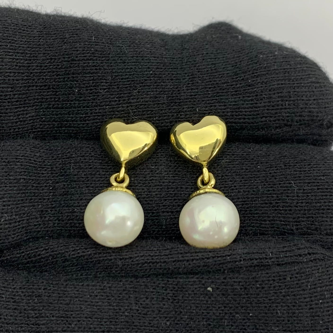 18K Gold Plated Heart Top Colorful Gemstone Drop Earrings Jewelry TGE1007 EM-1258