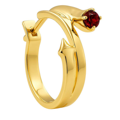 18K Gold Over Brass Round Cut Gemstones Earrings Jewelry EM-1286 TGE1032