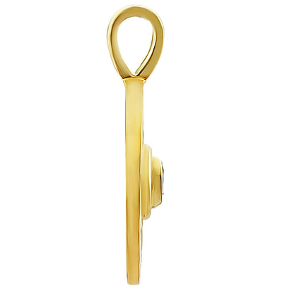 18K Gold Plated Evil Eye Birthstone Pendant Necklace Charm Jewelry TGP1008 PM-1745