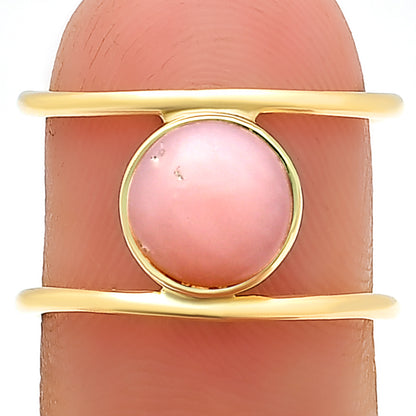 18K Gold Plated Round Gemstone Double Band Ring Jewelry for Women TGR1010 RM1742
