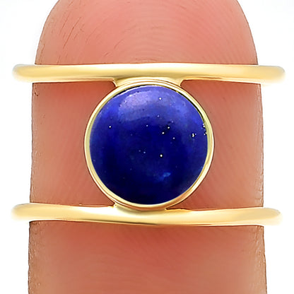 18K Gold Plated Round Gemstone Double Band Ring Jewelry for Women TGR1010 RM1742