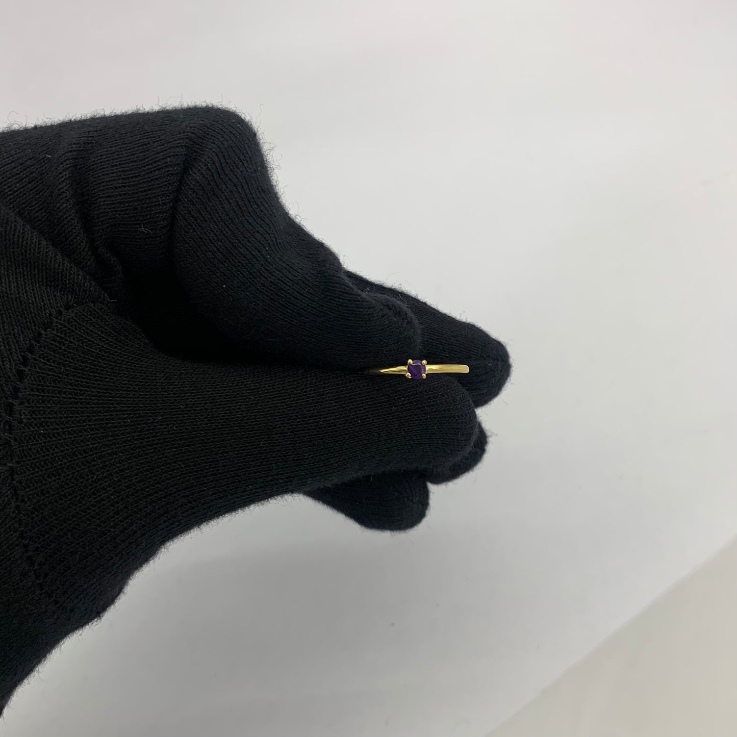 Minimalist Gold Round Birthstone Ring – Dainty Stackable Fashion Jewelry TGR1065 RM-1787
