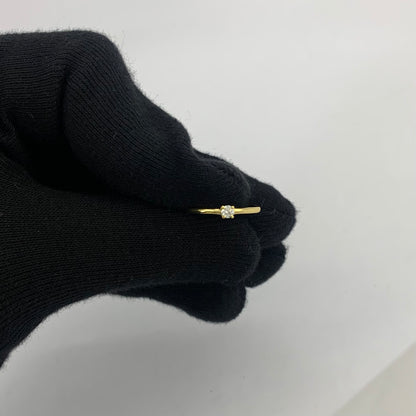 Minimalist Gold Round Birthstone Ring – Dainty Stackable Fashion Jewelry TGR1065 RM-1787