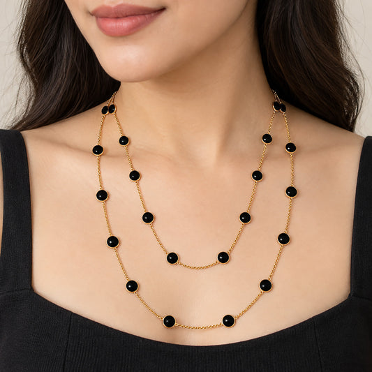 Black Onyx Necklace BM-1049 TN01001