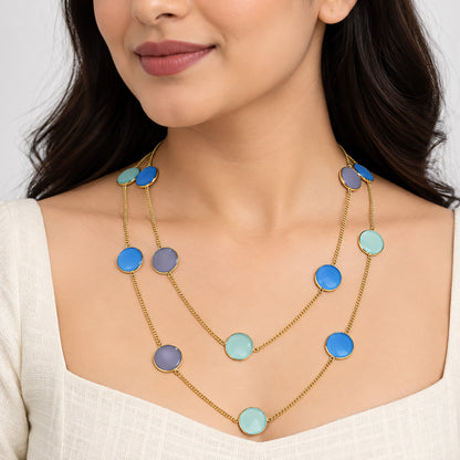 Multi Quartz Necklace BM-1049 TN01003