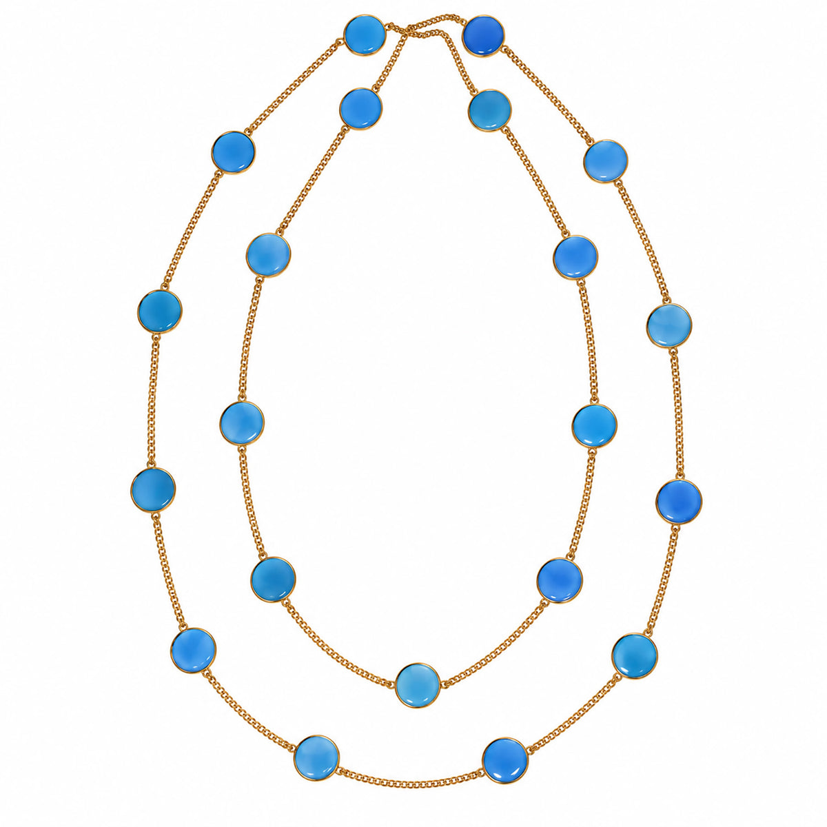 Blue Quartz Necklace BM-1049 TN01004