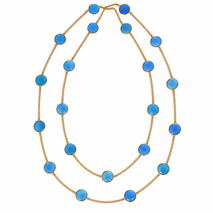 Blue Quartz Necklace BM-1049 TN01004