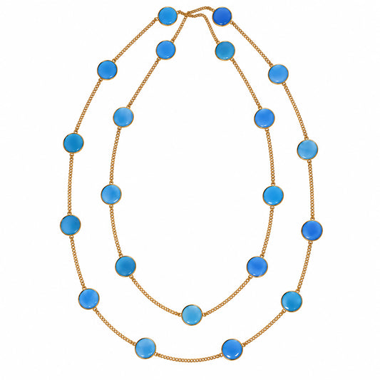 Blue Quartz Necklace BM-1049 TN01004