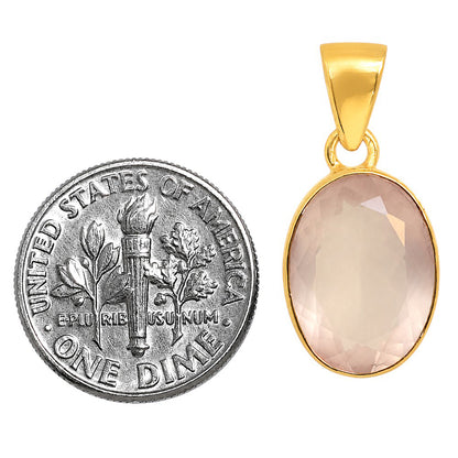 Rose Quartz Pendant PM-1001 TP01005