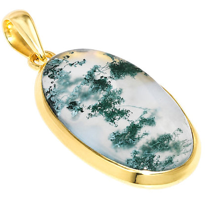 Horse Canyon Moss Agate Pendant PM-1002 TP01020