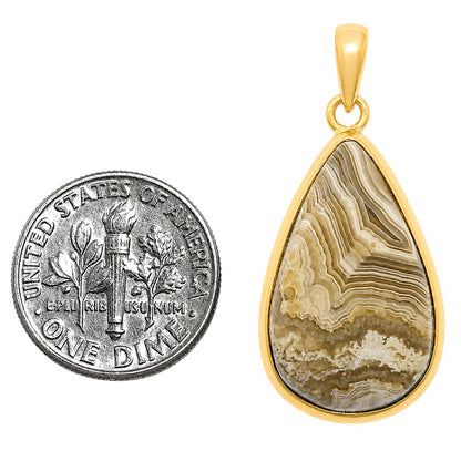 Laguna Lace Agate Pendant PM-1002 TP01022