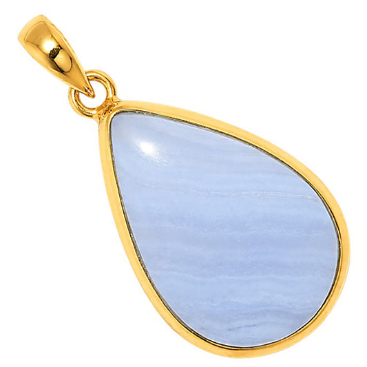 Blue Lace Agate Pendant PM-1002 TP01026