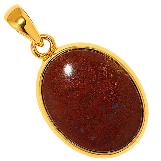 Red Moss Agate Pendant PM-1002 TP01044
