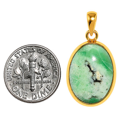Dendritic Chrysoprase Pendant PM-1002 TP01046