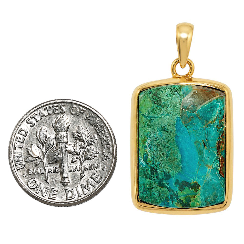 Azurite In Malachite Pendant PM-1002 TP01050