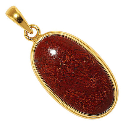 Red Moss Agate Pendant PM-1124 TP01071