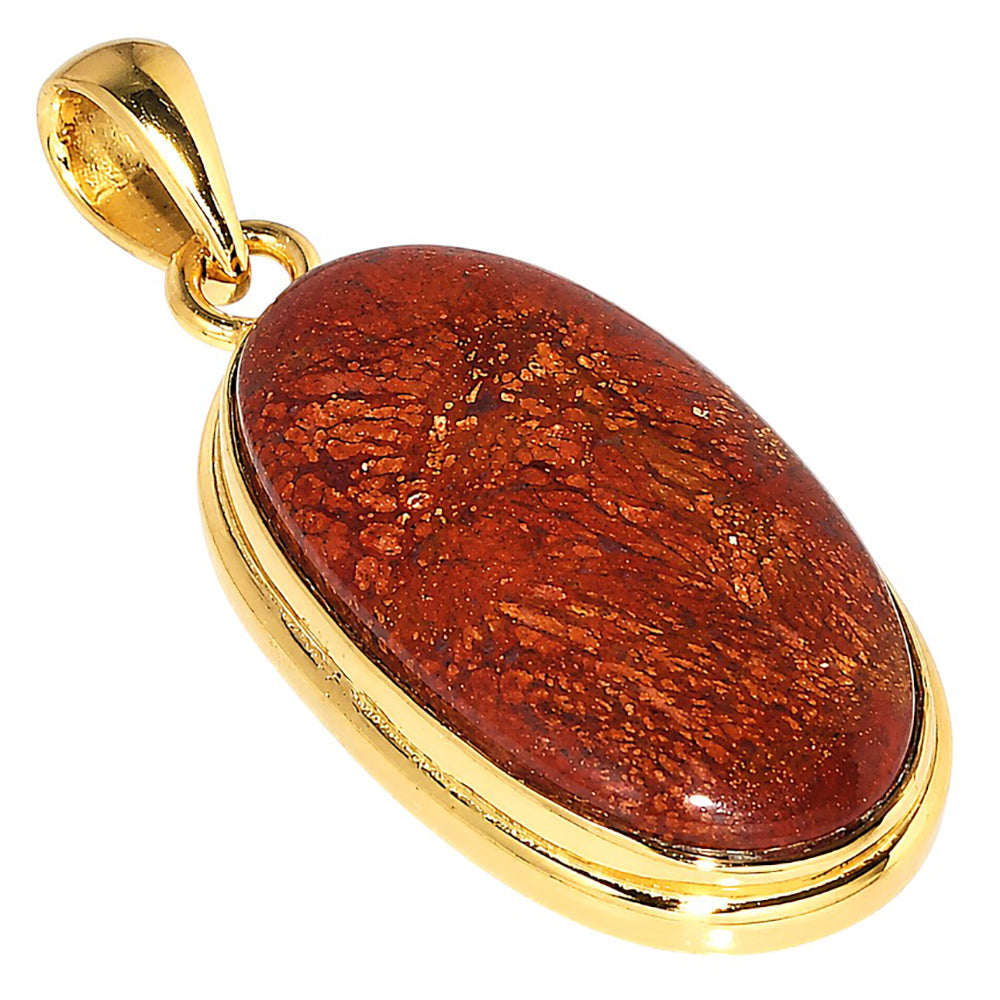 Red Moss Agate Pendant PM-1124 TP01071