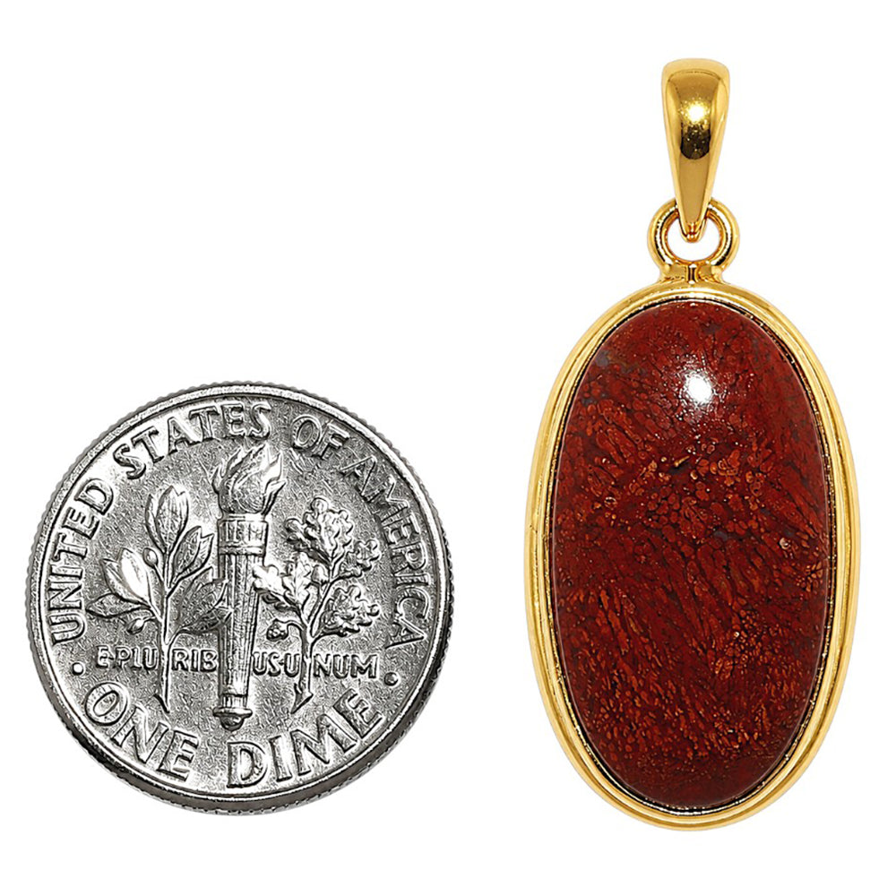 Red Moss Agate Pendant PM-1124 TP01071