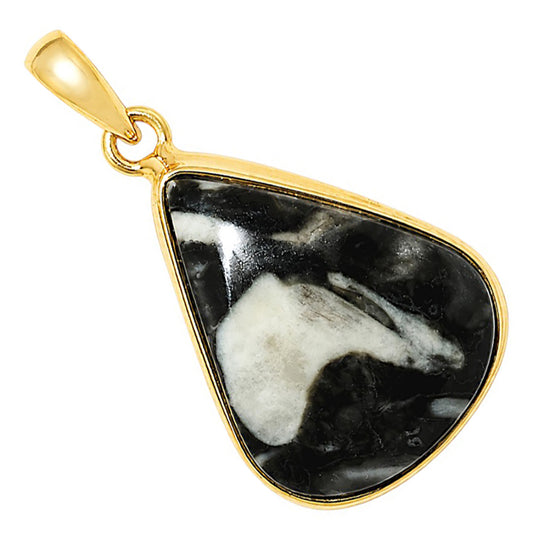 Mexican Cabbing Fossil Pendant PM-1124 TP01074