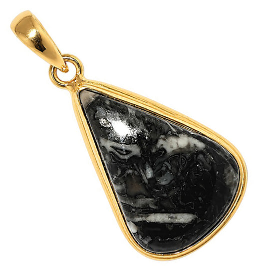 Mexican Cabbing Fossil Pendant PM-1124 TP01075