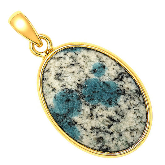 K2 Blue - Azurite In Quartz Pendant PM-1124 TP01077