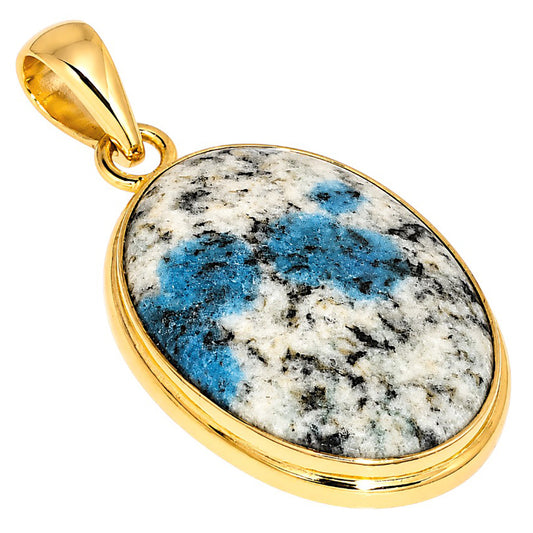 K2 Blue - Azurite In Quartz Pendant PM-1124 TP01077
