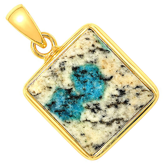 K2 Blue - Azurite In Quartz Pendant PM-1124 TP01078