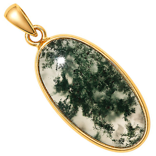 Moss Agate Pendant PM-1124 TP01081