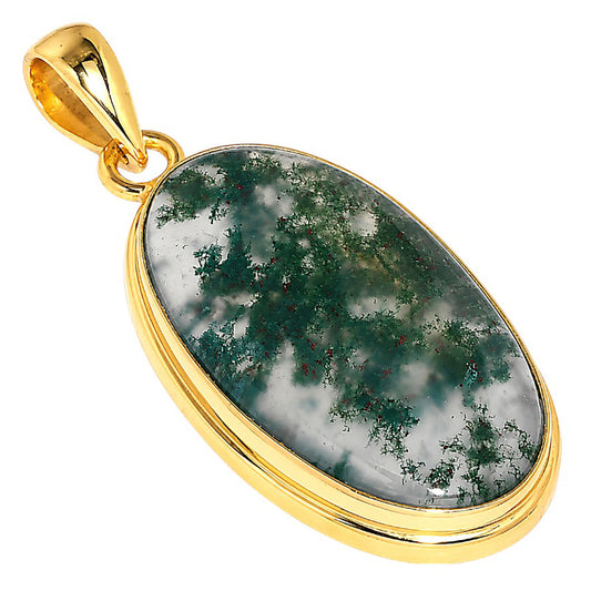 Moss Agate Pendant PM-1124 TP01081
