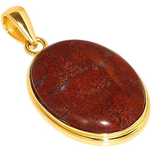Red Moss Agate Pendant PM-1124 TP01093
