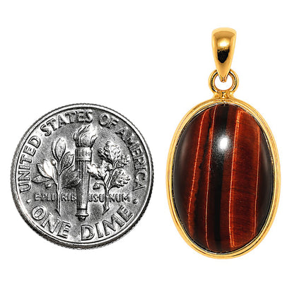 Red Tiger Eye Pendant PM-1124 TP01096