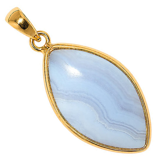 Blue Lace Agate Pendant PM-1124 TP01105