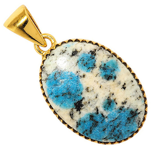 K2 Blue - Azurite In Quartz Pendant PM-1325 TP01121