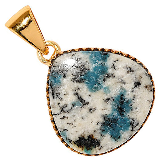 K2 Blue - Azurite In Quartz Pendant PM-1325 TP01122