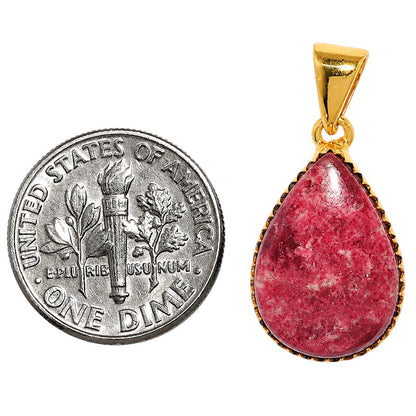 Pink Thulite Pendant PM-1325 TP01123