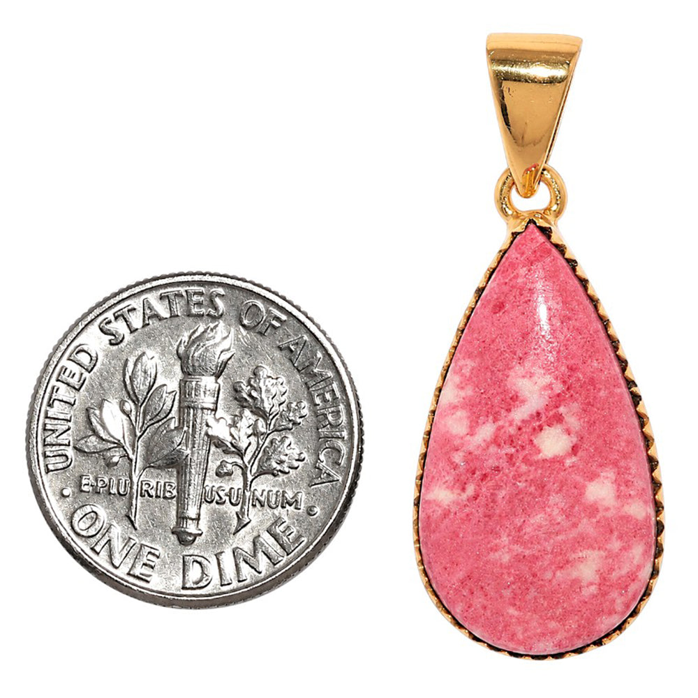 Pink Thulite Pendant PM-1325 TP01125