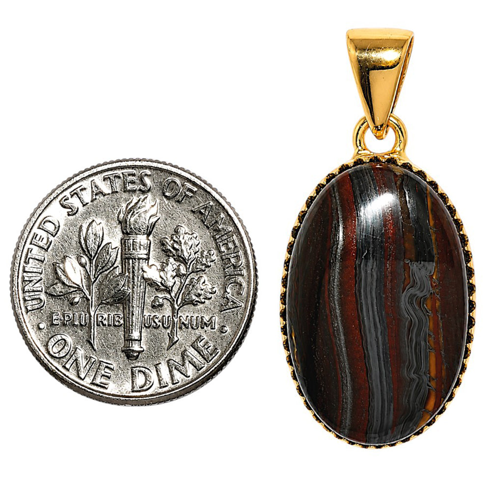 Iron Tiger Eye Pendant PM-1325 TP01140