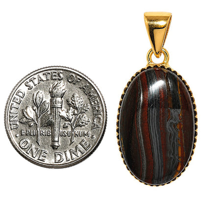 Iron Tiger Eye Pendant PM-1325 TP01140