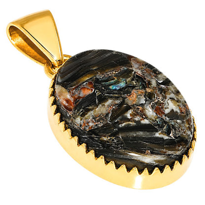 Copper Abalone Shell Pendant PM-1325 TP01150