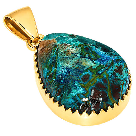 Azurite In Malachite Pendant PM-1325 TP01156