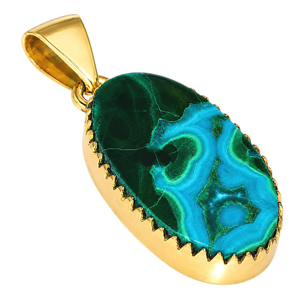 Azurite In Malachite Pendant PM-1325 TP01159